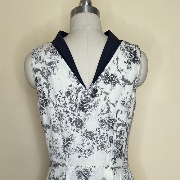 Toile print dress - Picture 2 of 8